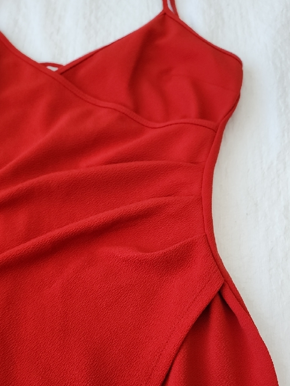 Almost Famous Red Spaghetti Strap Dress - Picture 4 of 6